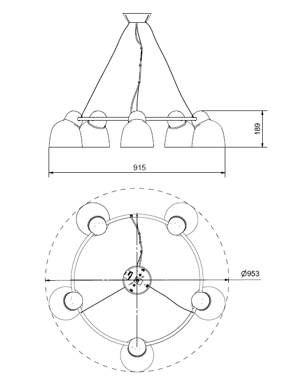 Bird Chandelier