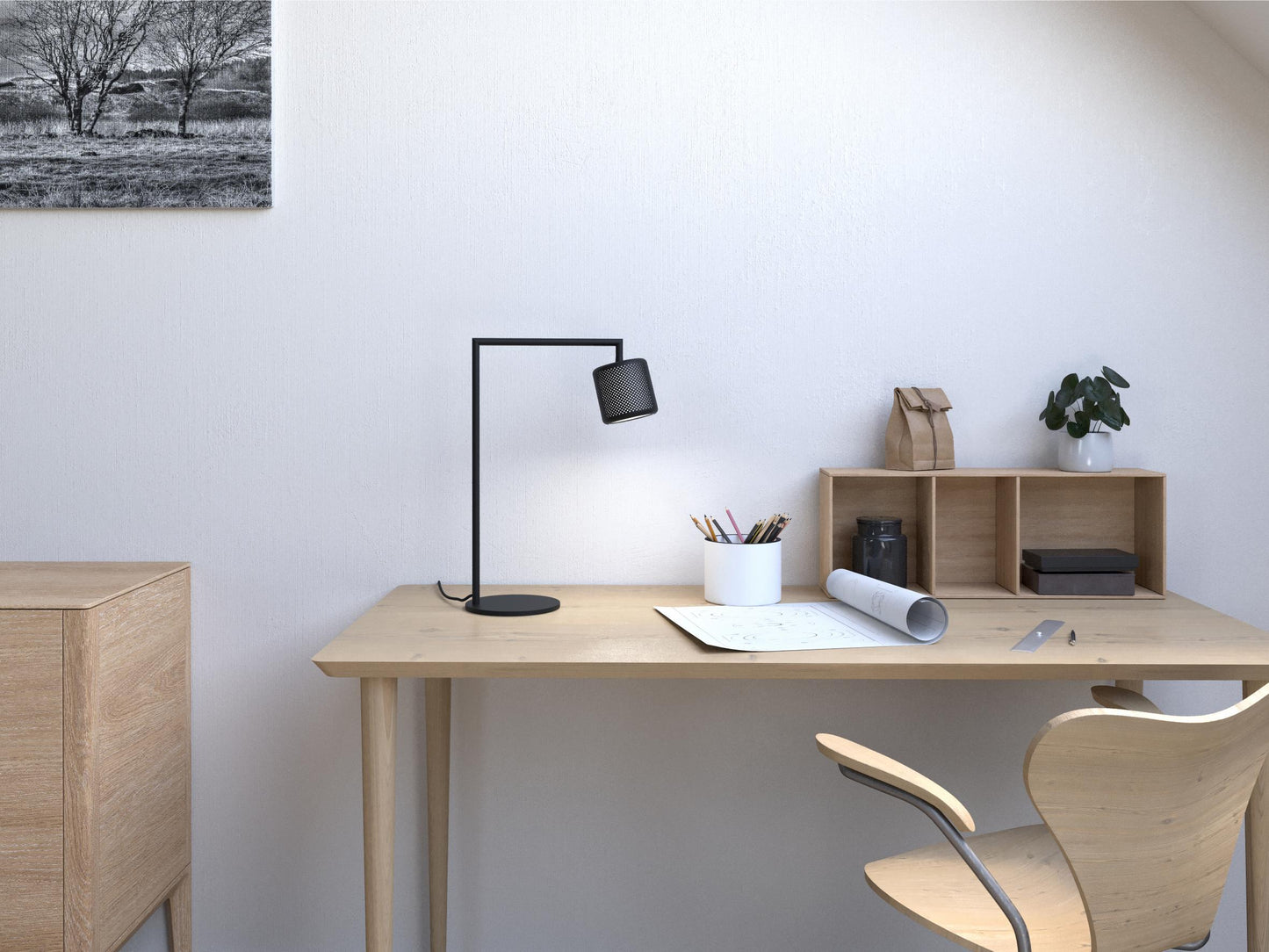 Grain Table Lamp